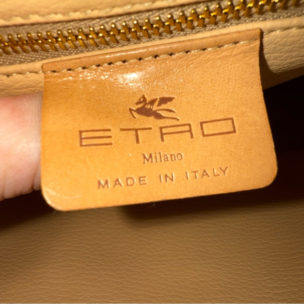 ETRO Vintage Two Way Paisley Satchel - Picture 3 of 6